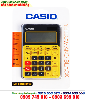Casio MS-20NC-BYW ;  Máy tính tiền Casio MS-20NC-BYW chính hãng